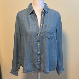 Banana Republic Light Blue Denim Shirt